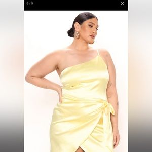 Yellow Fashionnova Plus Size Dress - 2X!